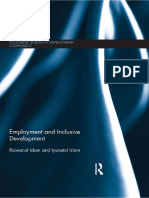 (Routledge Studies in Development Economics) Rizwanul Islam, Iyanatul Islam - Employment and Inclusive Development-Routledge (2015) (1)