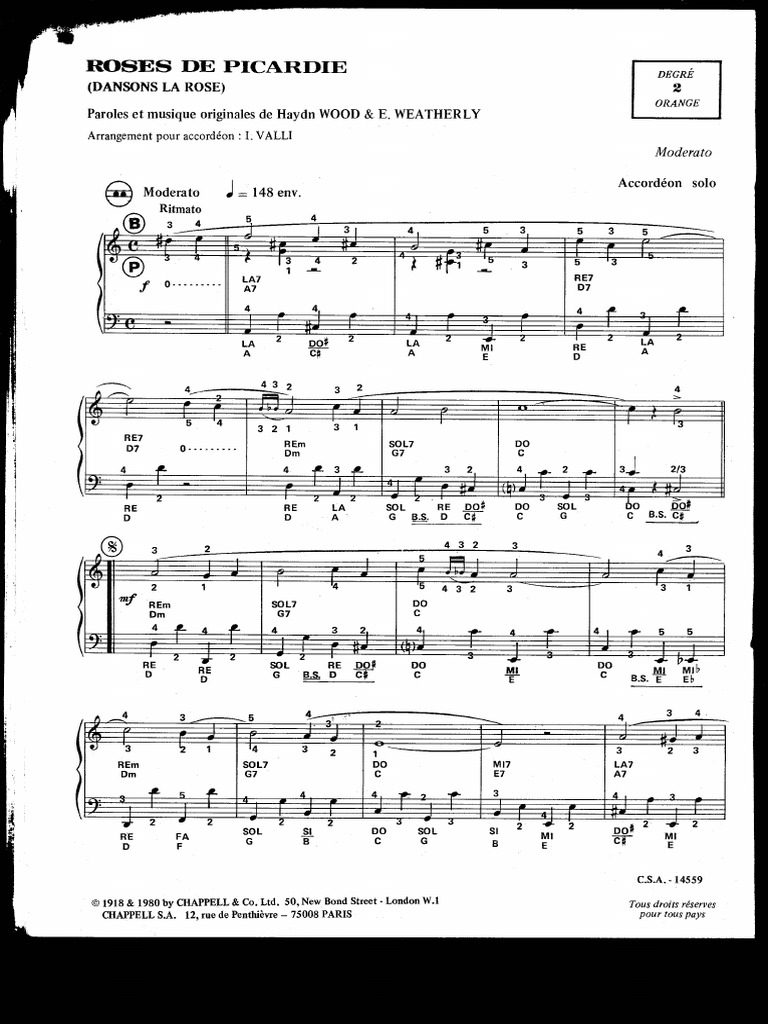 Roses de Picardie (Dansons La Rose) PDF