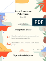 KD 4.1 Dan 3.2 Surat Lamaran Pekerjaan