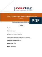 Guillen-Tarea 1,1 Cuestionario Sobre El Capitulo de La Biopsicologia de Pinel.