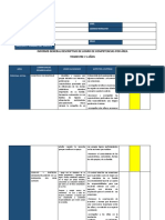 General Consolidado de Aprendizajes I Trimestre 4 Años