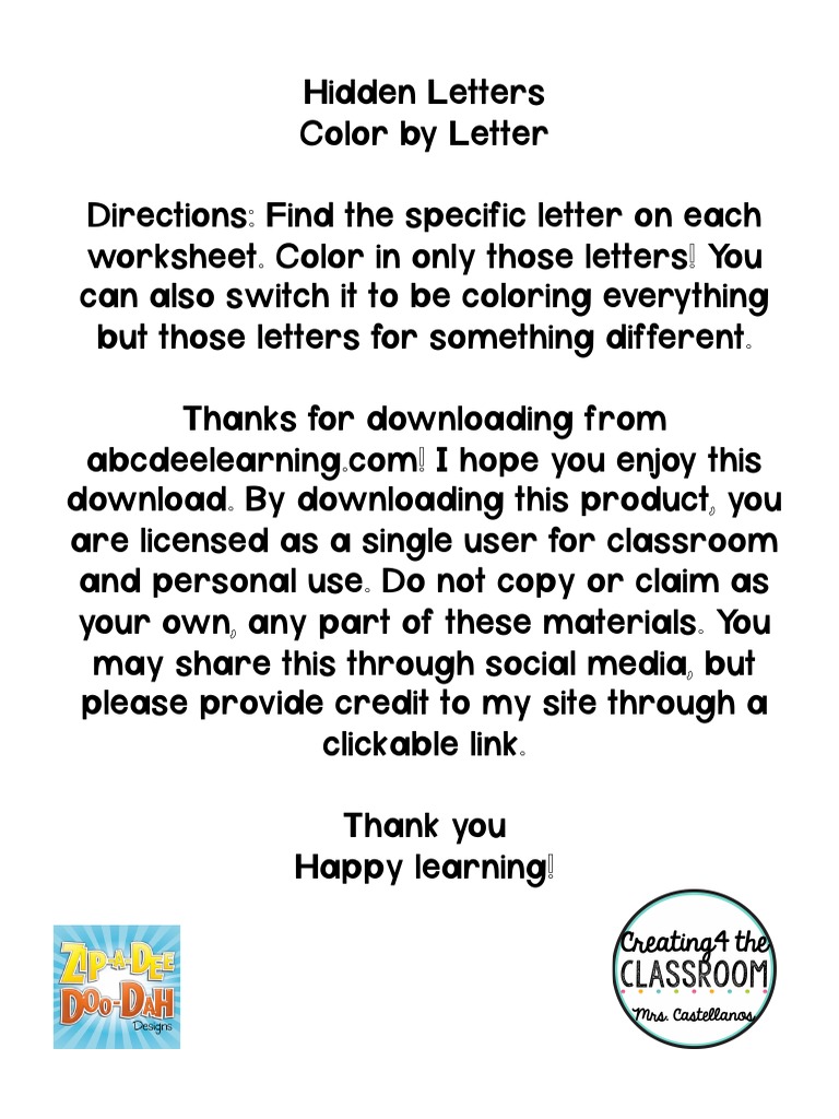 Color by Code Letters | PDF | Software | Computing