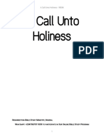 A Call Unto Holiness