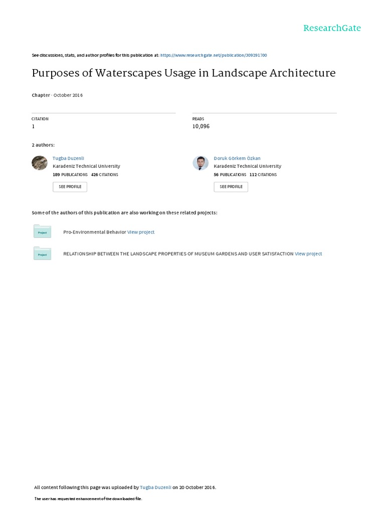 Contemporary Waterscapes: Premium PDF Guide to Modern Landscaping Design