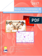 Manual de Normas y Procedimientos de Laboratorio para El Diagnostico de Malaria 2da Edicion Lns GT 2017