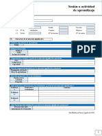 Formato de Sesion o Actividad de Aprendizaje - 2022 - Agosto-1