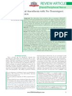 Wide-Awake Local Anesthesia With No Tourniquet An