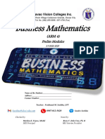 Business Math Prelim