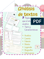 Análisis de Textos Lápiz Lila