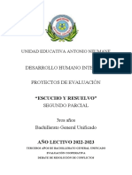 Guía Del Proyecto de Evaluación 2do Parcial 3ero Bgu