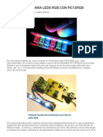 Controlador para LEDs RGB Con PIC12F629 - Inventable