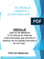 5 Drenaje, Avenamiento y Alcantarillado