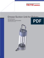 Grease Suction Unit For Robots: GVC-UN-Series Specifications & Accessories