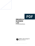 BMLW5103 Business Law