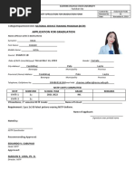 Application For Graduation