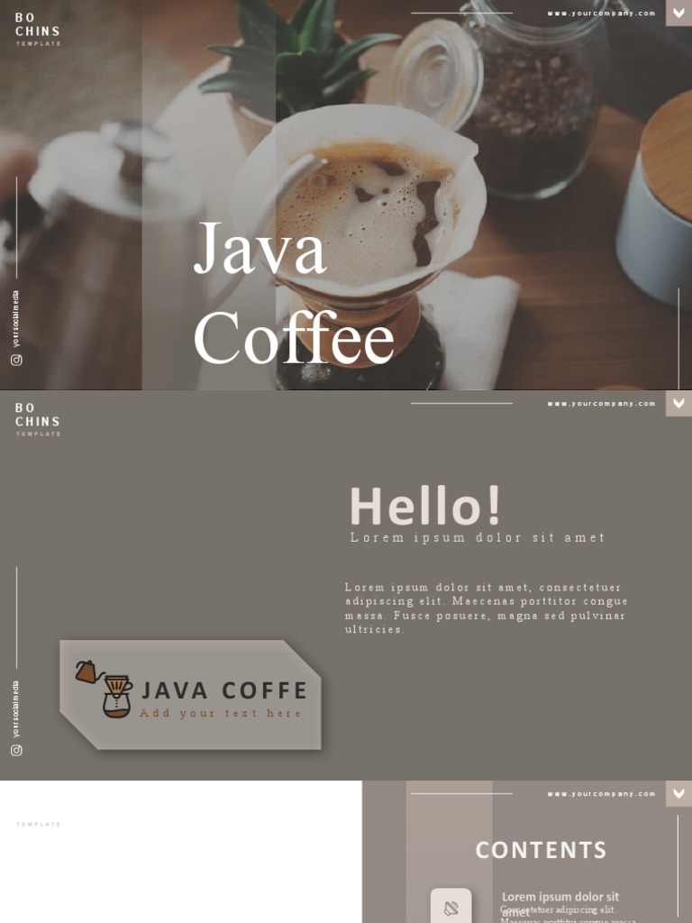 Java Coffee Website Template: A Comprehensive Template for a Coffee ...