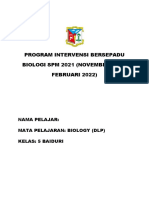Cover Program Intervensi Bersepadu Biologi SPM DLP 2021