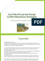 Cant We All Just Get Along Conflict Resolution Strategies PPT1