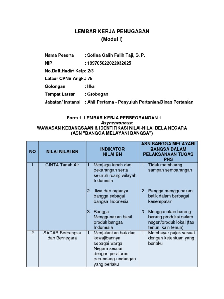 Form 1 | PDF