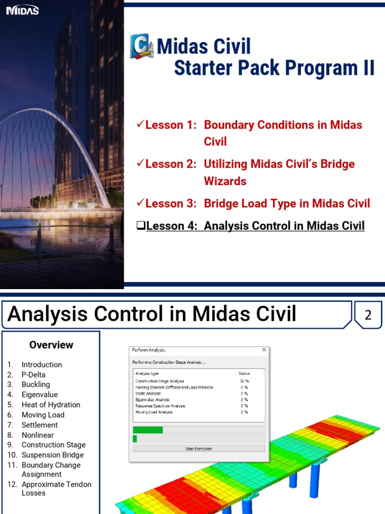 Midas Civil: Boundary Change Assignment | PDF | Buckling | Eigenvalues ...