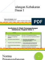 Penanggulangan Kebakaran Tingkat Dasar I - Rev. 1