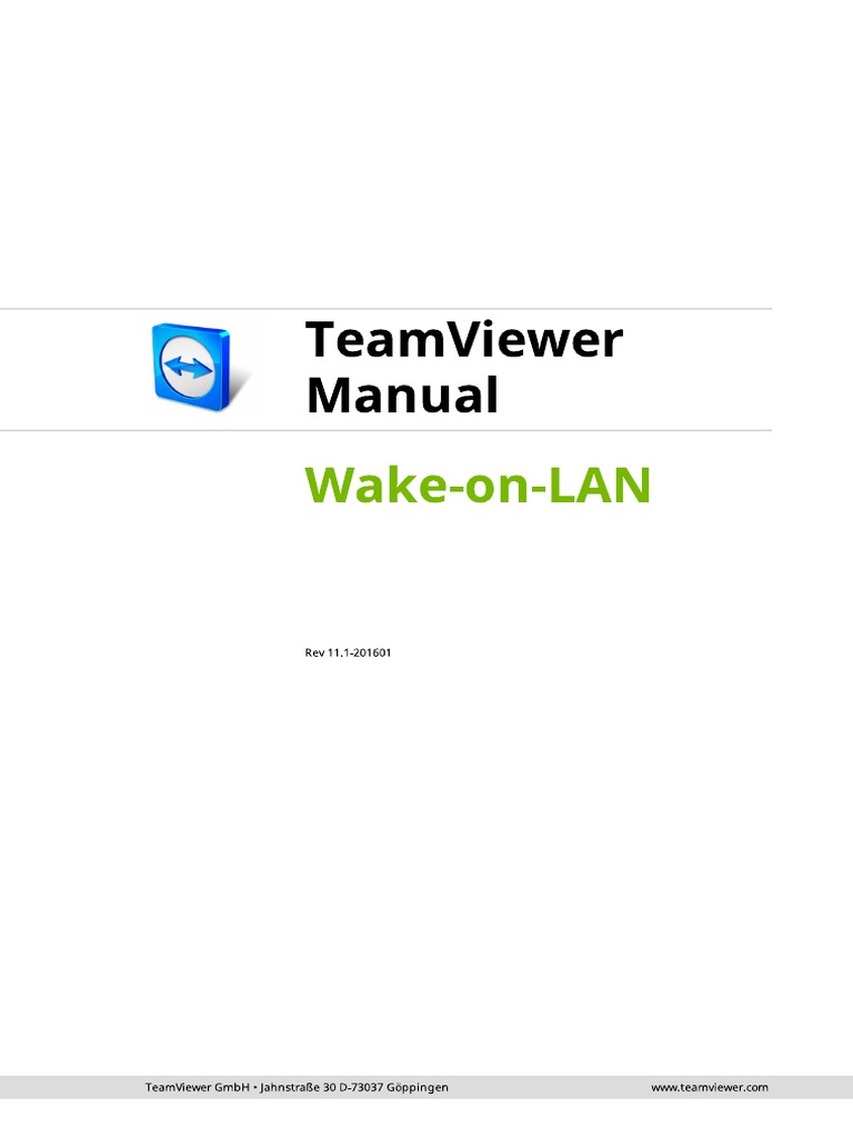 Wake On Lan Teamviewer Mac – Wake-on-LAN: Access PCs from sleep mode ...