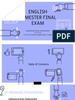 English Semester Final Exam: Mukhammad Rizky Rokhmattulloh 30721014 D-III Civil Aviation Engineering VI Alpha