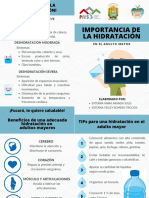 Díptico de Hidratación en Adultos Mayores