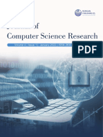 Journal of Computer Science Research - Vol.4, Iss.1 January 2022