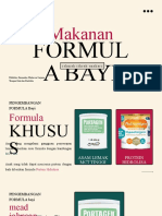 Pengembangan formula susu khusus bayi