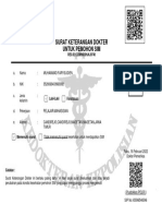 Surat Keterangan Dokter 222202021616