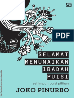 Selamat Menunaikan Ibadah Puisi Joko Pinurbo