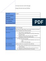 Use Case Brief Descriptions Main Flow Alternative Flows Pre-Conditions Special Requirement