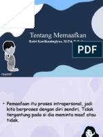 Tentang Memaafkan