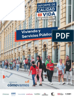 Informe de Indicadores Objetivos Sobre Cómo Vamos en Vivienda y Servicios Públicos, 2018