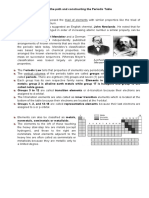 LEC - Tracking The Path and Constructing The Periodic Table