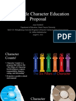 Schoolwide Character Education Proposal