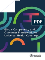 Global Competency and Outcomes Framework For Universal Health Coverage