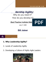 Leadership Agility: Why Do You Need It? How Do You Develop It?