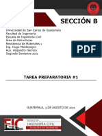 Resistencia de materiales 1: Tarea preparatoria #1