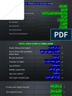 Taaruf Bahasa Arab, Tanya Jawab & Ibaroh 1