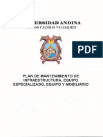 PLAN DE MANTENIMIENTO