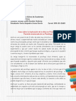 Casos Sobre Dilemas Éticos en Psicología