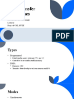 Data Transfer Techniques: Md. Motaleb Hossen Manik Lecturer Dept. of CSE, KUET