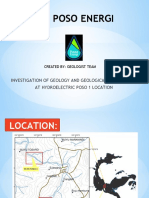 Pt. Poso Energi: Investigation of Geology and Geological Engineering at Hydroelectric Poso 1 Location