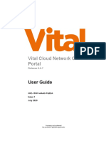 Vital Cloud Network Portal User Guide
