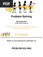 Chapter 4 Problem Solving Skills