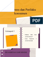 PPT E-Business dan Perilaku Konsumen Kelompok 5