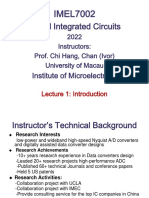 Digital Integrated Circuits: IMEL7002