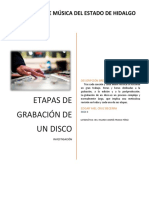 Trabajo de Investigación Edgar Grabación de Un Disco